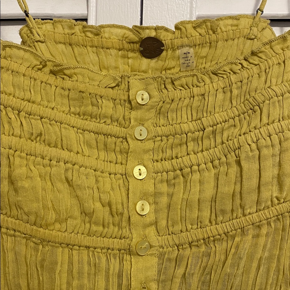 Free People Ruched Tank - Picture 2 of 3